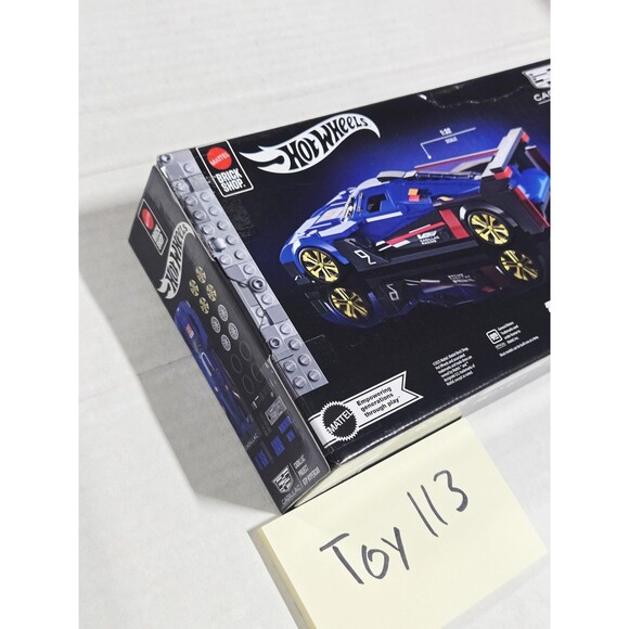 Hot Wheels Cadillac Project GTP Hypercar Brick Set 1:32 236 Pieces 10+ Mattel - Picture 5 of 6
